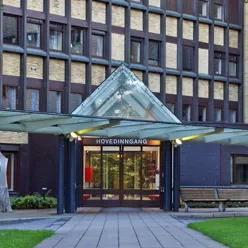 Telemark Hospital, Main entrance in Skien, building no. 56 